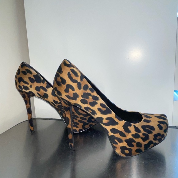 Leopard platform super high heels - Picture 1 of 5